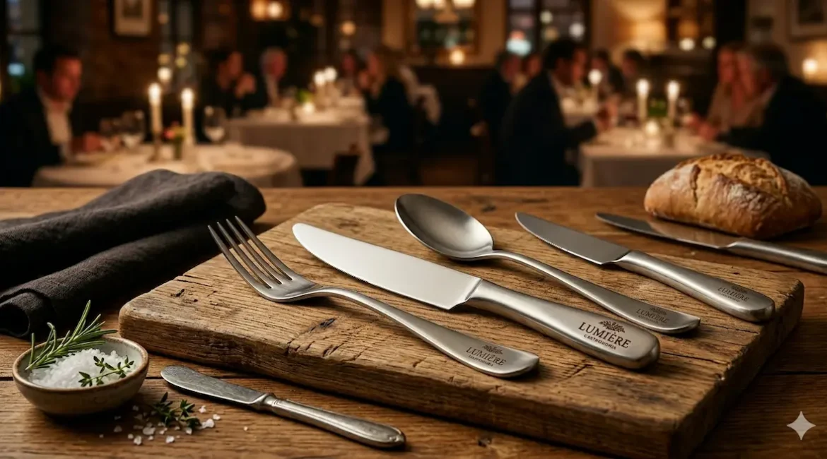 facas talheres personalizados restaurante buffet gravacao laser nahata