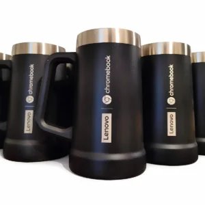 gravacao laser caneca termica logo empresa santo andre