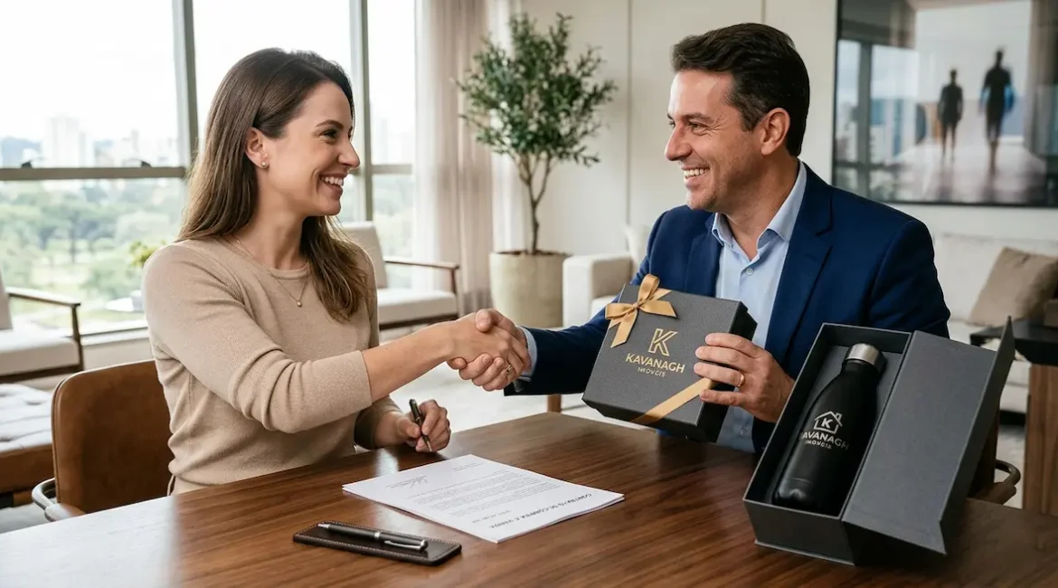brindes setor imobiliario fechamento negocio gravacao laser santo andre sao paulo