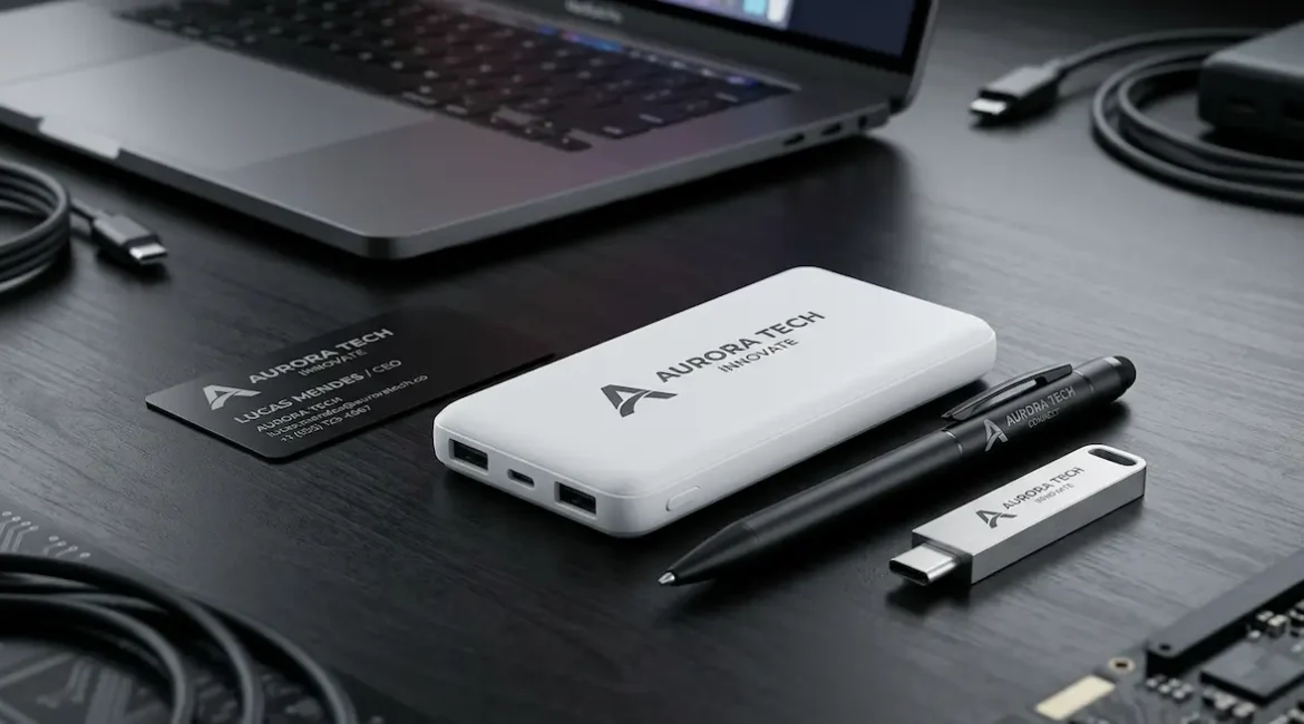 brindes setor tecnologia power bank pen drive gravacao laser santo andre sao paulo