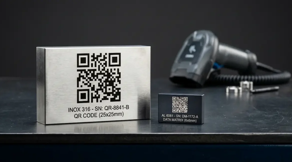 data matrix vs qr code gravacao laser pecas pequenas industriais santo andre sao paulo