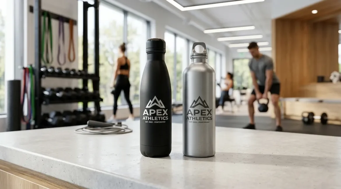 Garrafas e Squeezes Personalizados para Academias e Redes de Fitness: Identidade Visual em Cada Treino 1 garrafas squeezes personalizados academias fitness gravacao laser santo andre sao paulo