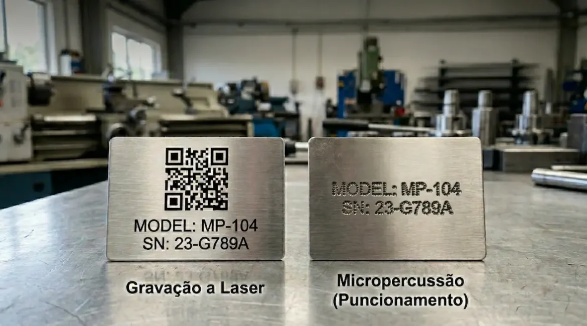 gravacao laser vs micropercussao marcar pecas comparativo santo andre sao paulo